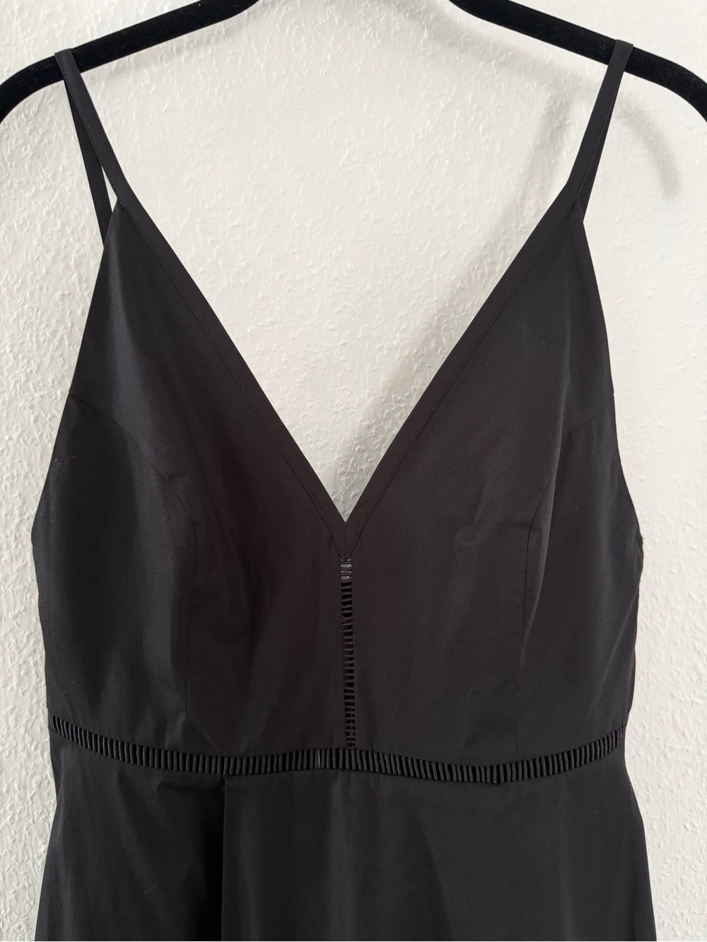 COS Black V-Neck Midi Dress - Picture 6 of 17